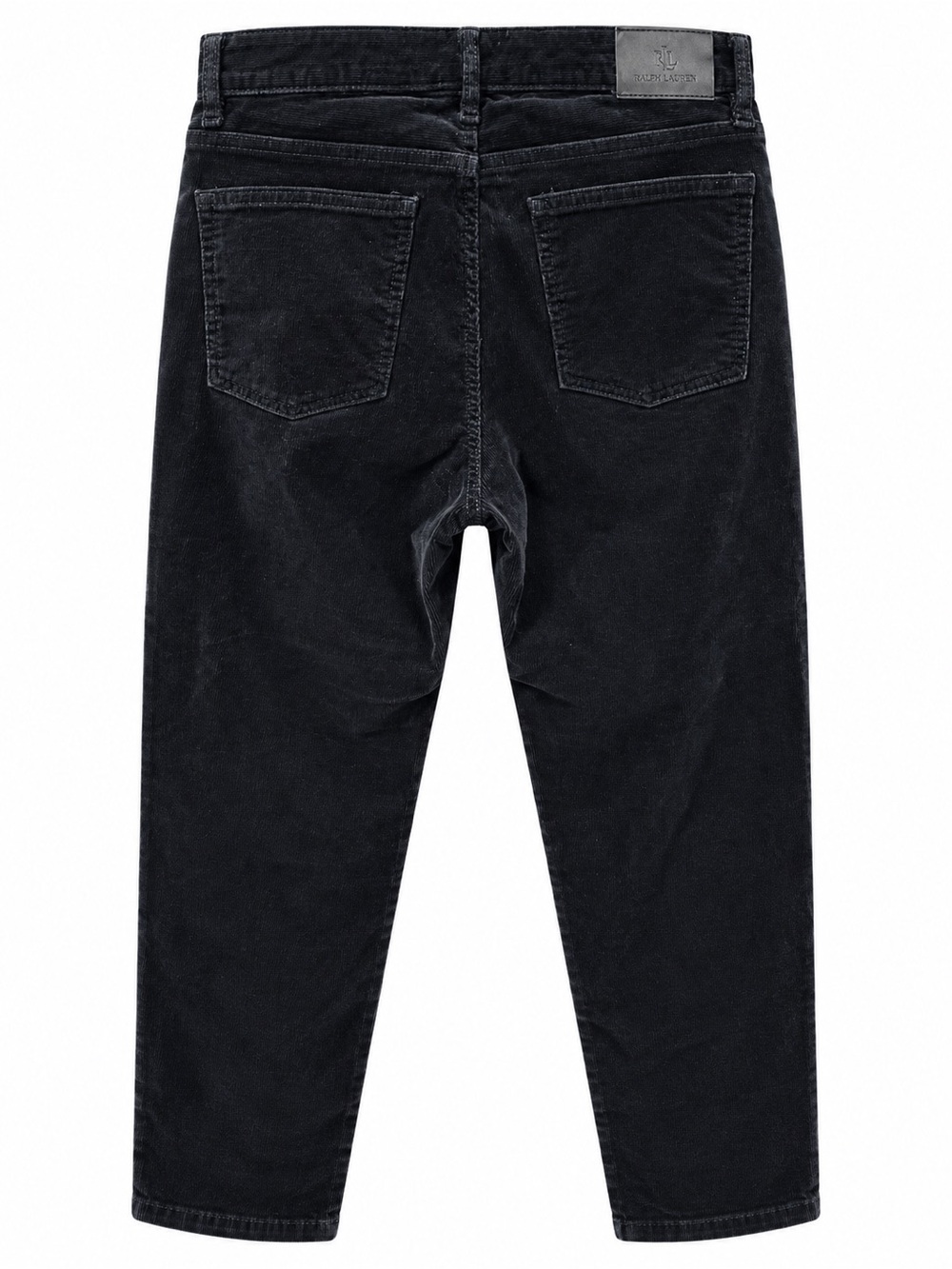 Lauren Ralph Lauren black corduroy pant - 12, with straight-leg silhouette